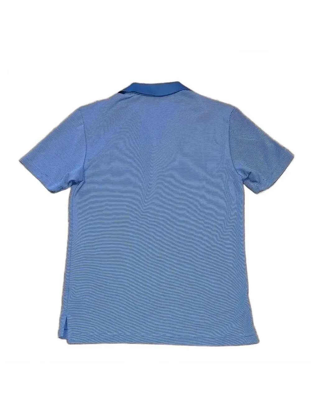 Adidas Blue Striped Men's Polo Shirt Size Small